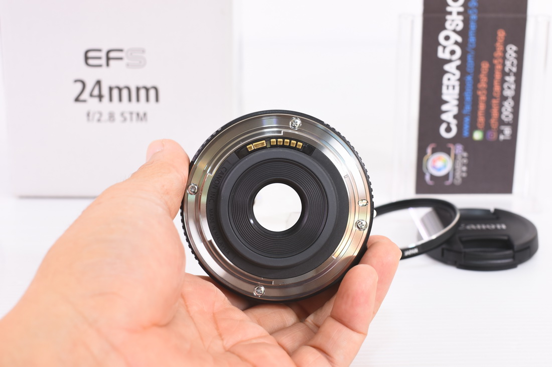 Canon EF-S 24mm f2.8 STM มีประกันยาวๆ เหมือนใหม่ๆ ไม่มีตำหนิ